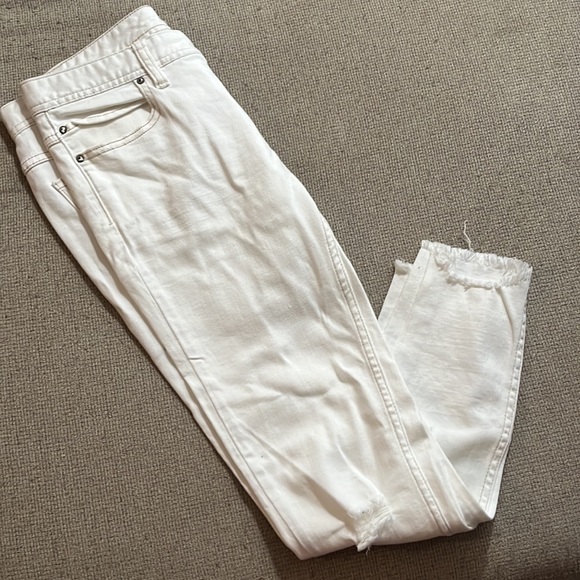 Free People White Ankle Jeans - Picture 4 of 6
